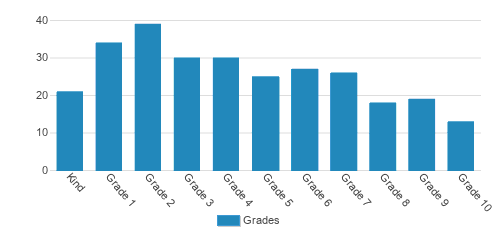 Bnot Yisrael Elementary & High School Student By Grade 
