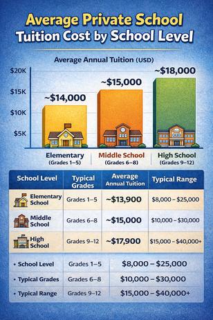 Average Private School Tuition Cost In 2026 Average Private School Tuition Cost In 2026