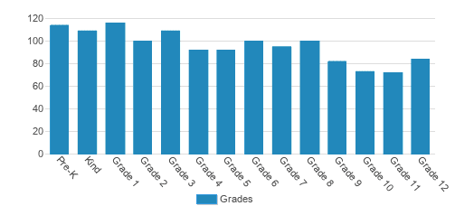 Christian Academy of Indiana Student By Grade 