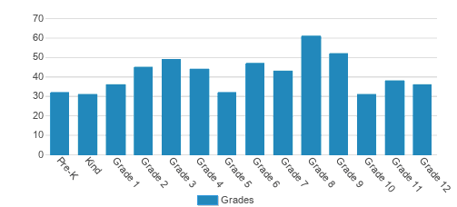 Caldwell Academy Student By Grade 