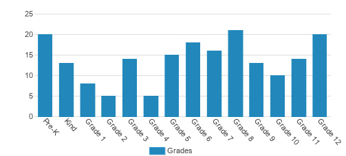 Patrick Henry Academy Student By Grade 