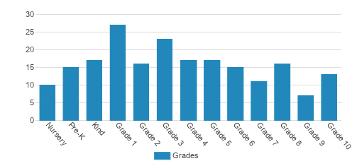 The International School of Texas Student By Grade 
