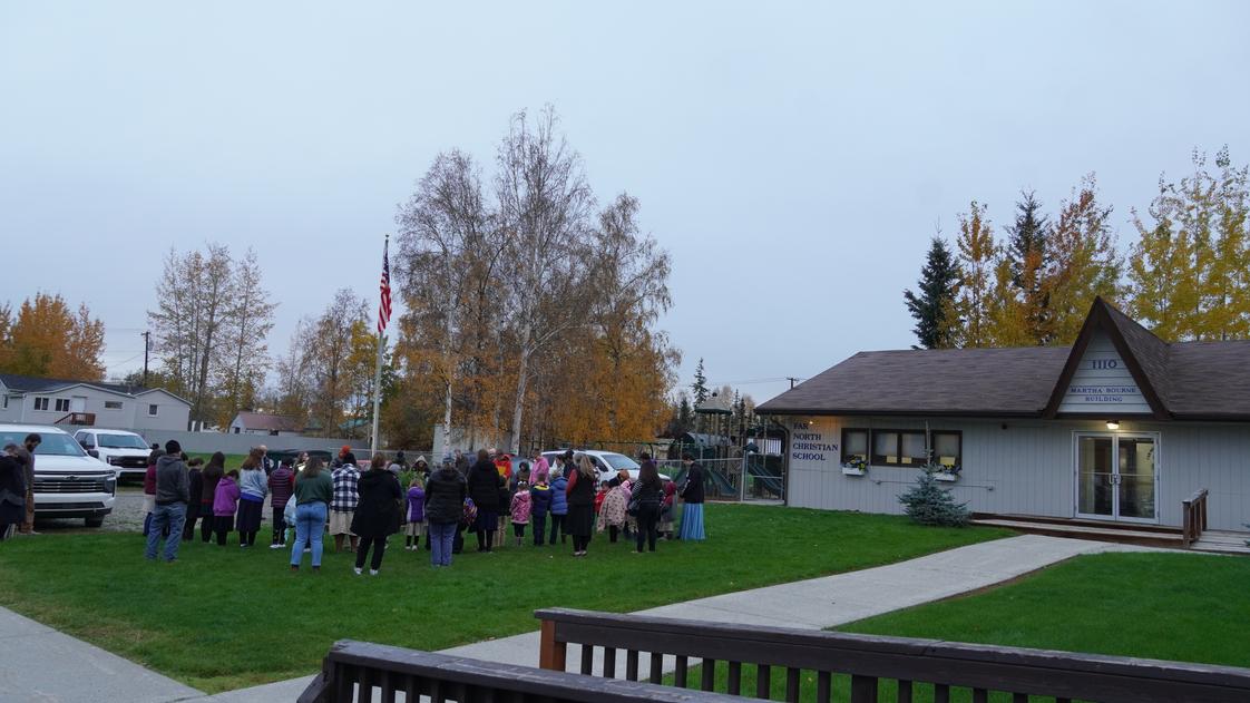 Far North Christian School Photo - See you at the Pole 2025 Prayer for our school, local leaders, state and federal governments.