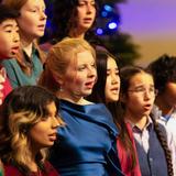 Living Wisdom School Of Palo Alto Photo #8 - Living Wisdom students perform in a choir during a community concert fundraiser.