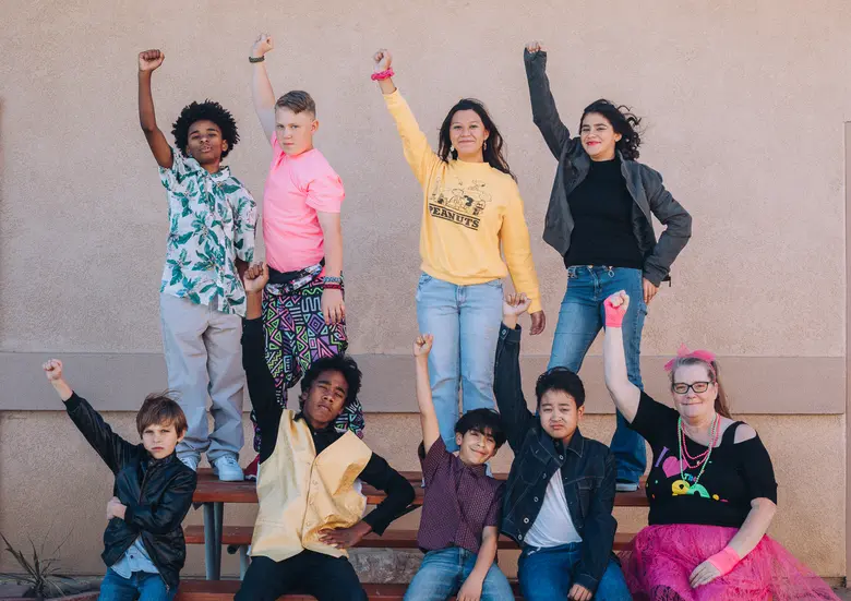 Antelope Valley Adventist School Photo #2 - Our 6th-8th grade class on Decades Day - rocking the 80s!