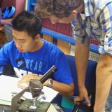 Apple Valley Christian Academy Photo #2 - Students studying for Biology