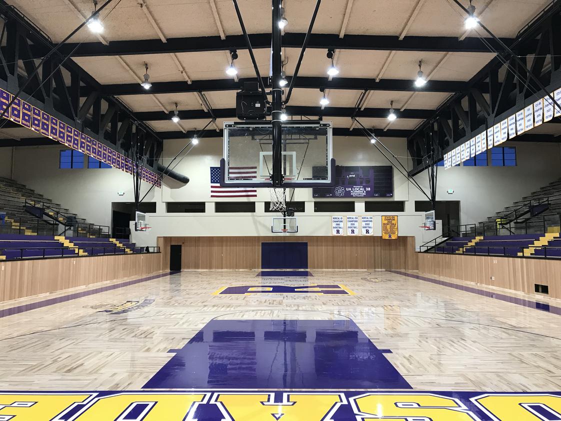 Archbishop Riordan High School Photo - A view of Riordan's gym.