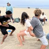 Black Pine Circle School Photo #15 - 8th Graders Bonding in Santa Cruz