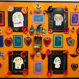 Black Pine Circle School Photo #14 - Lower School Hallway Art - Dia de los muertos
