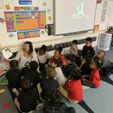 Saint Lawrence Catholic School Photo #10 - Reading by the "fire" was such a wonderful break for our kindergartners during a cold winter day!