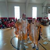 Saint Lawrence Catholic School Photo #9 - Its all fun and games with our principal and assistant principal during one of our pep rallies!