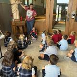 St. Louis School Photo #2 - Kindergarten learning about Sr. Theresa of Calutta