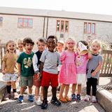 St. Richard's Episcopal School Photo #3 - Our Early Childhood students enjoy 3 recesses per day. These students are enjoying the Beautiful garden.