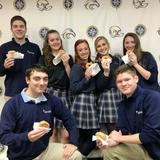 Bethlehem High School/diocese Photo #5 - Students enjoying donuts during Catholic Schools Week since attending a Catholic high school is a sweet treat!