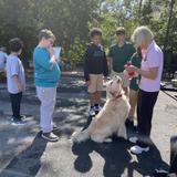 Radcliffe Creek School Photo #4 - Many students come to us with anxiety. Among the strategies and resources we provide: weekly visits from therapy dogs!