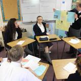 Redeemer Classical Christian School Photo #4 - A classroom discussion at Redeemer