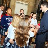 St. Bartholomew Catholic School Photo #5 - Speaker Ryan's most important meeting of the day-- meeting with our students on a field trip to the Capitol.