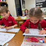 St. Martin's-in-the-Field Episcopal School Photo #8 - Getting creative in Kindergarten! Our Mustangs are always working hard in and out of the classroom.