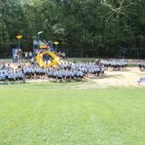 St. Mary's School Photo - Student body "thank you" for New Playground Equipment