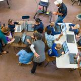 St. Paul Lutheran School Photo #3 - St. Paul students working on individual Chromebooks.