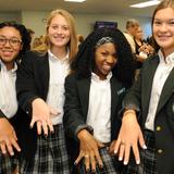 The Catholic High School Of Baltimore Photo #2 - Juniors receive their school rings.