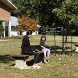 Washington New Church School Photo #13 - Older student befriending a kindergartner