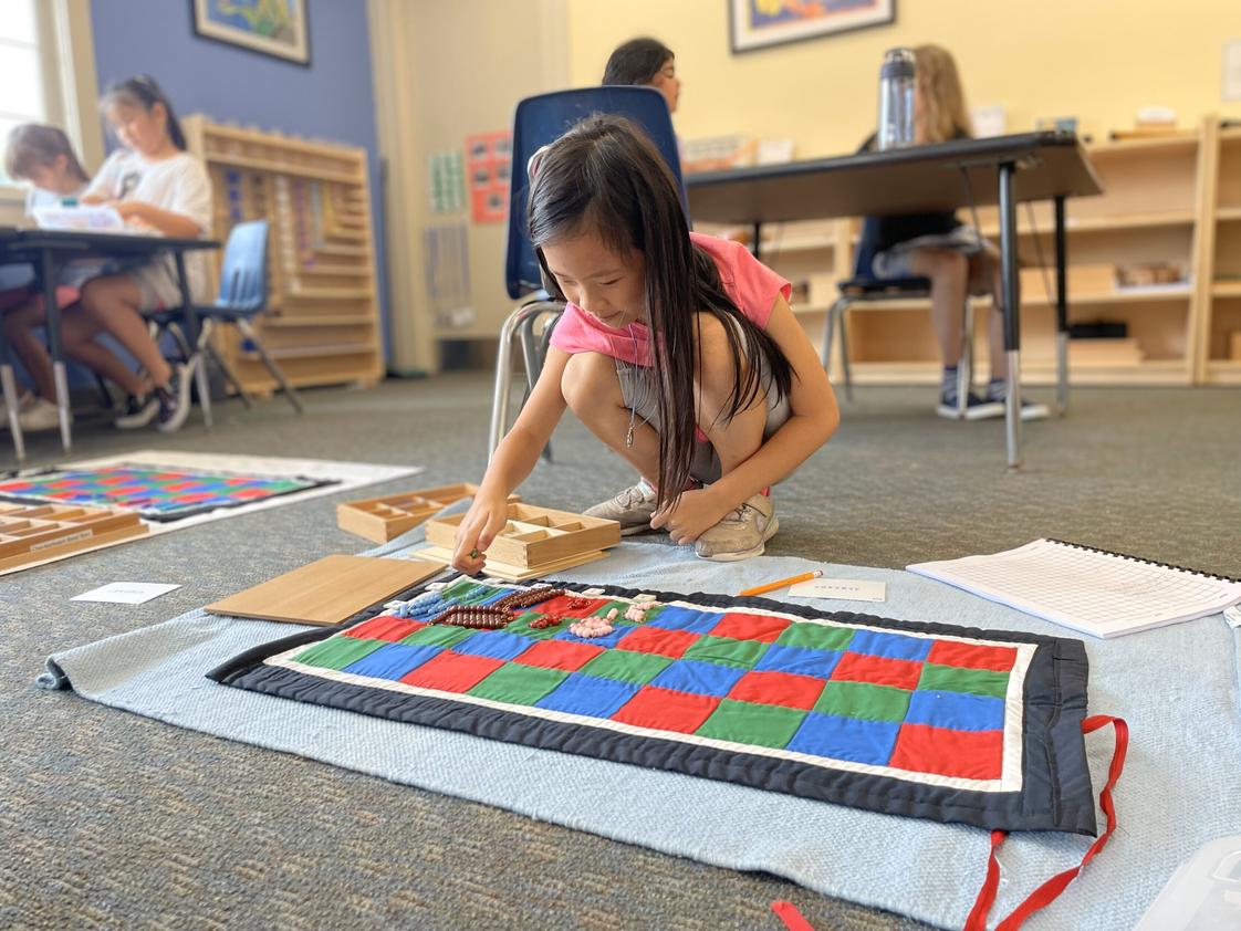 Andover School Of Montessori Photo #1 - Lower Elementary math work