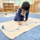 Andover School Of Montessori Photo #5 - Children's House math work: Bead chain