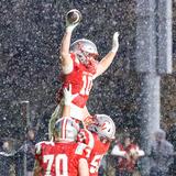 Catholic Memorial Photo #9 - Touchdown celebration on the way to winning the second MA Division II Super Bowl Football Championship.