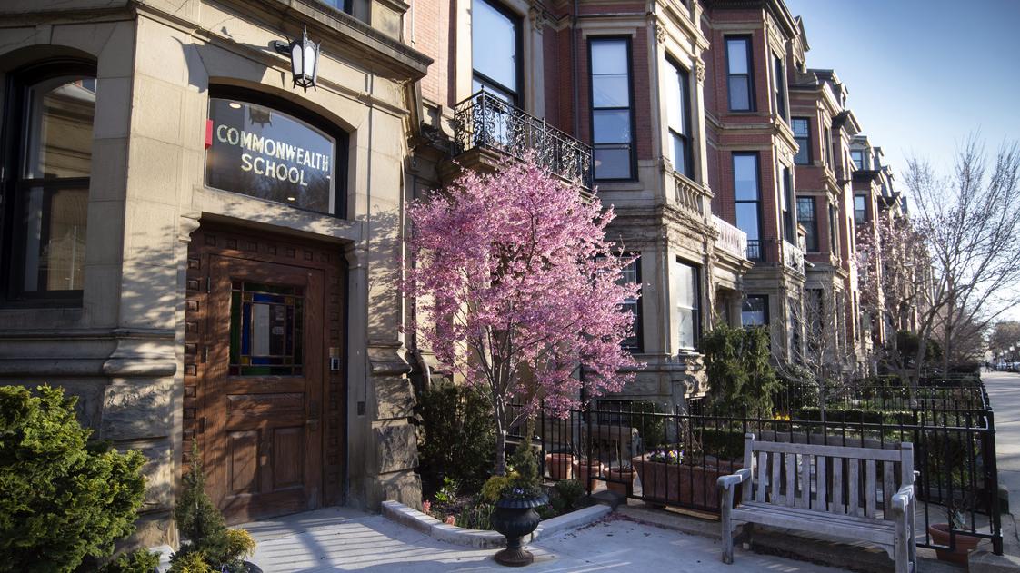 Commonwealth School Photo - Two blocks from Copley Square, nestled in a pair of brownstones in Boston's Back Bay, the feeling of family persists at Commonwealth, and its location gives students unparalleled access to Boston's resources, fostering meaningful scholarly research, independent projects, and community service.