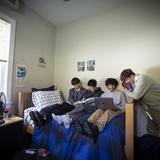 Hillside School Photo #6 - Enjoying the dorm with friends after study hall.