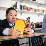 Hillside School Photo #11 - Ninth graders reading Lord of the Flies in English class.