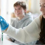 Miss Hall's School Photo #7 - In the lab with Hallmark Biotechnology, taking advanced courses beyond the AP.