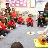 Sacred Heart Elementary School Photo #3 - Our preschool scholars are excited to learn about pumpkins!