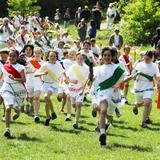 Waldorf School of Lexington Photo #6 - The 5th grade Olympics is one of many exciting events and festivals that enliven the curriculum and showcase students' achievements in music, drama, and athletics.