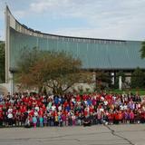 Immaculate Heart Of Mary School Photo #2 - Our annual school photo in front of the church.