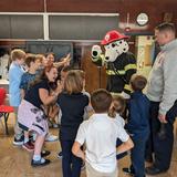 St. Mary's School Photo #7 - The Niles Fire Department visited our school in October to help us learn about fire safety and equipment. Thanks, Niles Fire Department!