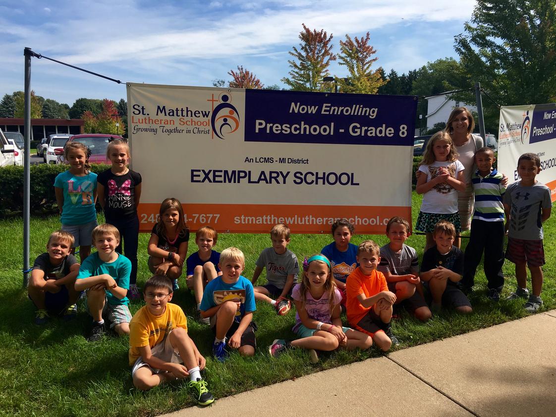 St. Matthew Lutheran School Photo - St. Matthew is recognized as an Exemplary School by the LCMS - MI District.