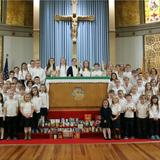 St. Rose Of Lima School Photo #9 - The kick-ff of the food drive begins with a celebratory mass.