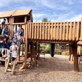 Daycroft School Photo - Some of our students on our new playground structure