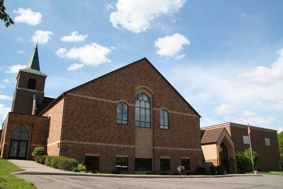 St. Johns Lutheran School Photo - Main entrance and north parking lot