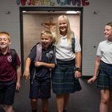 St. John The Baptist Catholic School Photo #6 - Students have a spirit of joy throughout our hallways.