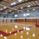 Christian Fellowship School Photo #3 - Our fabulous gymnasium serves as PE class during the days and volleyball and basketball courts at night.