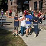 St. John Lutheran School Photo #12 - Happy St. John students strolling in from recess.