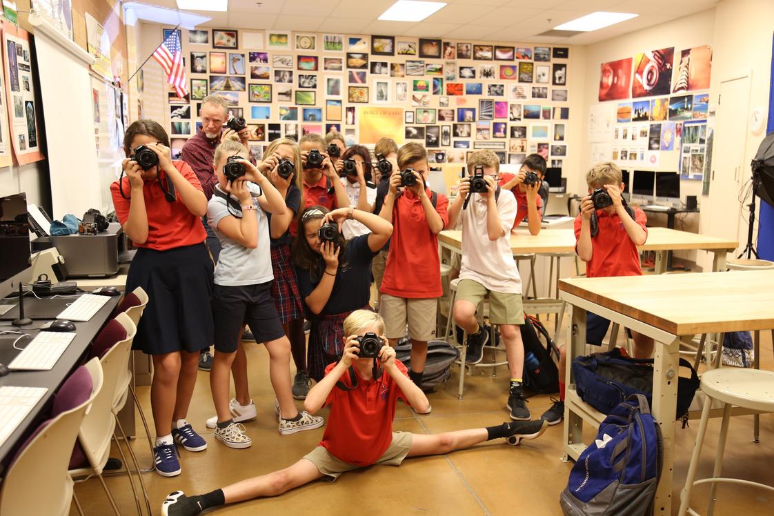 The Alexander Dawson School at Rainbow Mountain Photo - Mr. Finfrock's 6th-grade Photography students ready for action!
