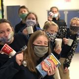 Cape Christian Academy Photo #5 - Junior High students intersperse fun with learning during their morning hot cocoa fundraiser.