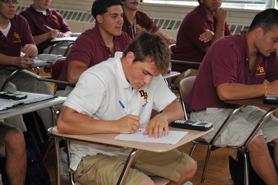 Don Bosco Preparatory High School Photo #1 - Math classes are required for all four years at the Prep, and students study at the college prep, honors, or advanced placement levels.
