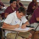 Don Bosco Preparatory High School Photo - Math classes are required for all four years at the Prep, and students study at the college prep, honors, or advanced placement levels.