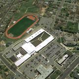 Donovan Catholic High School Photo #4 - A view of our campus from above. Included is Donovan Catholic, St. Joseph Grade School, St. Joseph Parish, and our stadium. Additionally Donovan also has an Athletic Complex of soccer, lacrosse, and baseball fields off of Whitty Rd. in Toms River.