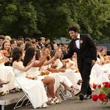 Moorestown Friends School Photo #6 - The Moorestown Friends School Commencement ceremony includes a number of significant traditions each year. Graduates have worn white dresses and formal men's attire in lieu of caps and gowns since at least the early 1900s. Quaker secondary schools traditionally do not use robes, which are an outgrowth of clerical garb.